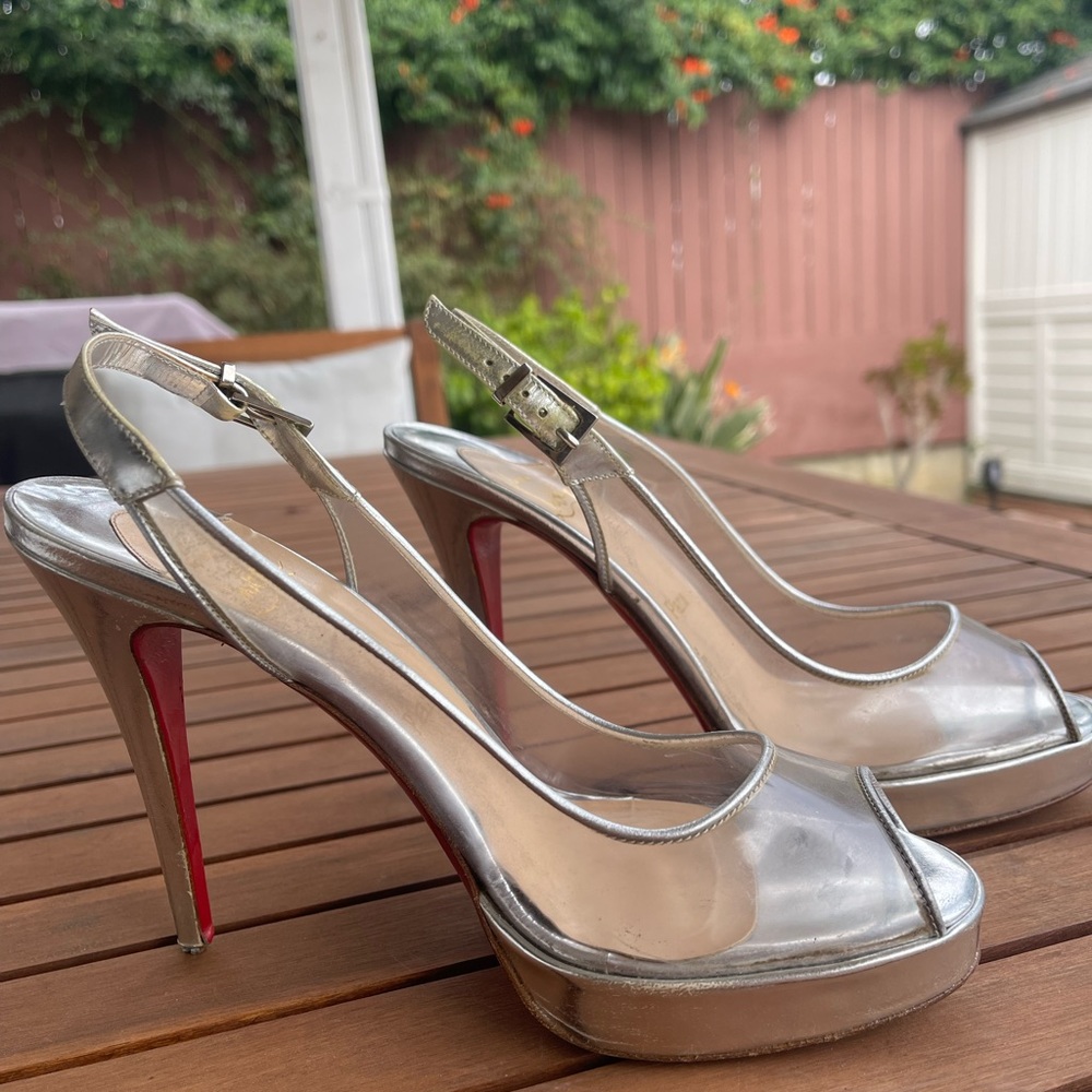 Christian Louboutin heels.